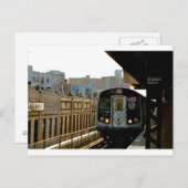 Subway Platform in Brighten Beach - Fotografie Briefkaart (Voorkant / Achterkant)