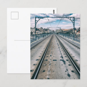 Subway Railway op Dom Luis I brug superieure dek Briefkaart