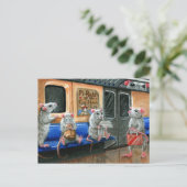 Subway Rats Briefkaart (Staand voorkant)