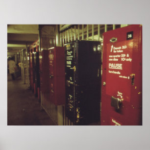 Subway Token Machines, 1970 Poster