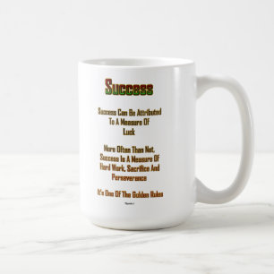Succès 15oz en céramique Mug blanc