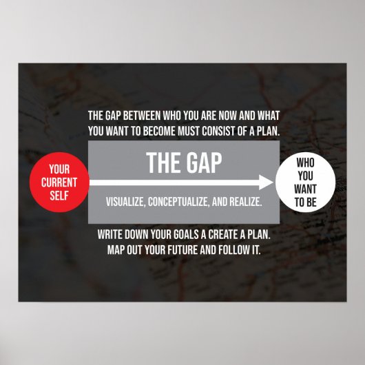 Succes - Aantrekkingswet - Motivatie Poster (Voorkant)