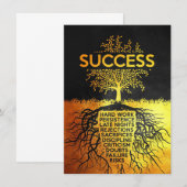 Succes Boom Mislukking Kaart (Voorkant / Achterkant)