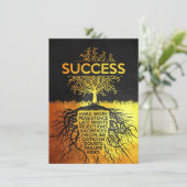 Succes Boom Mislukking Kaart (Staand voorkant)