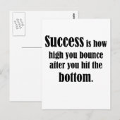 Succes Briefkaart (Voorkant / Achterkant)