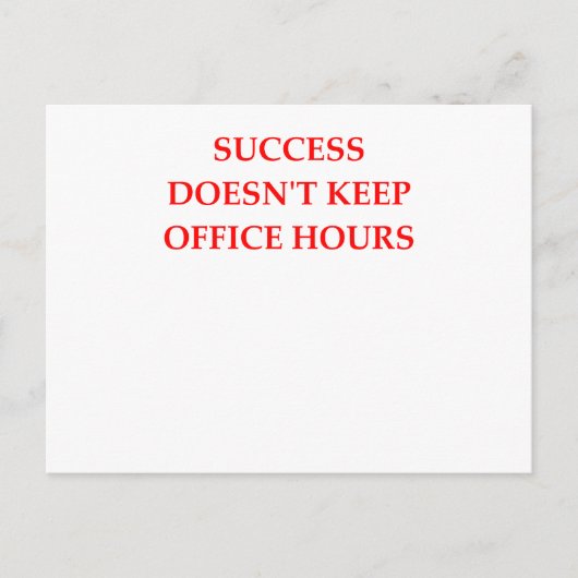 SUCCES BRIEFKAART (Voorkant)