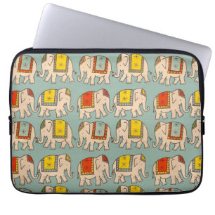 Succes circus olifanten schattig olifantenpatroon laptop sleeve