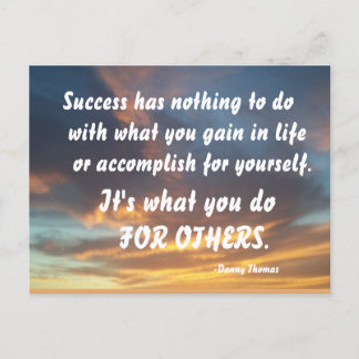 SUCCES-DANNY THOMAS BRIEFKAART