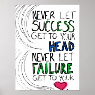 Succes en falen poster