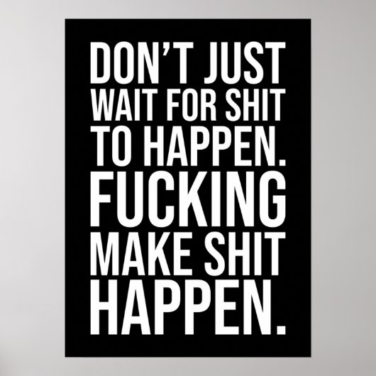 Succes en Gym Motivatie Poster (Voorkant)