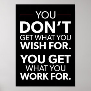 Succes en Gym Motivatie Poster