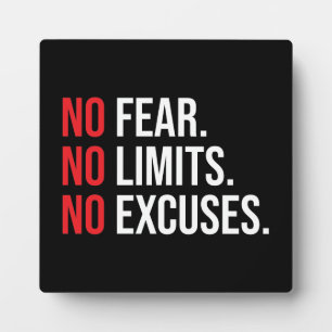 Succes en Motivatie gym Plaque Fotoplaat