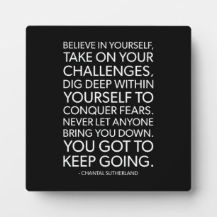 Succes en Motivatie gym Plaque Fotoplaat