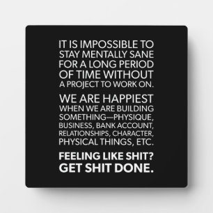 Succes en Motivatie gym Plaque Fotoplaat