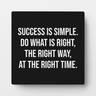 Succes en Motivatie gym Plaque Fotoplaat