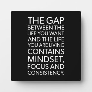 Succes en Motivatie gym Plaque Fotoplaat