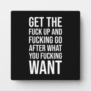 Succes en Motivatie gym Plaque Fotoplaat