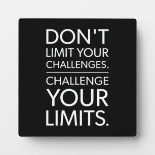 Succes en Motivatie gym Plaque Fotoplaat