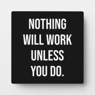 Succes en Motivatie gym Plaque Fotoplaat