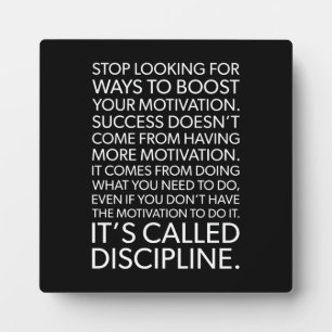 Succes en Motivatie gym Plaque Fotoplaat