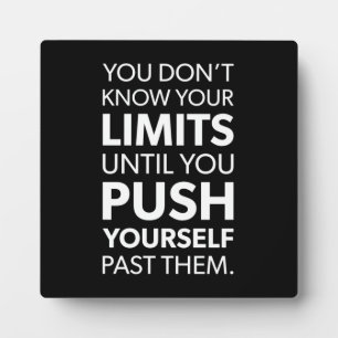 Succes en Motivatie gym Plaque Fotoplaat