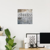 Succès est votre Citation Motivationnelle Poster (Bureau à domicile)