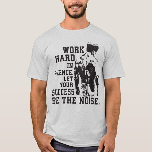 Succès et gymnase Motivational T-shirt (Devant)