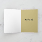 Succès et valeur Carte de voeux motivante (Intérieur)