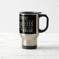 Succès et valeur Motivation des tasses