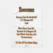 Succes Fleece Deken (Voorkant)