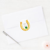  Succes Hoefijzer Ronde Sticker (Envelop)