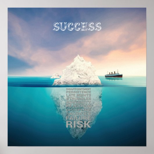 Succes-ijsbergposter Poster (Voorkant)