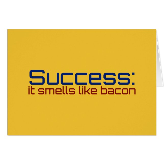 Succès : Il sent comme le lard (Devant horizontal)