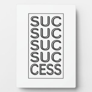 Succes Inspirerend Motivatie bevestiging Fotoplaat