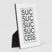 Succes Inspirerend Motivatie bevestiging Fotoplaat (Zijkant)