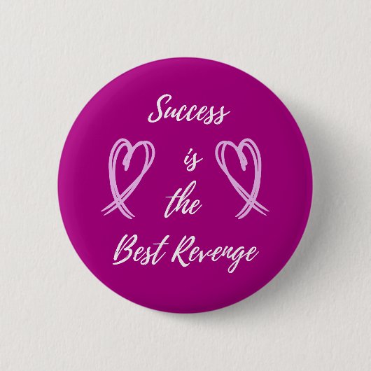 Succes is de beste belastingkaart ronde button 5,7 cm (Voorkant)