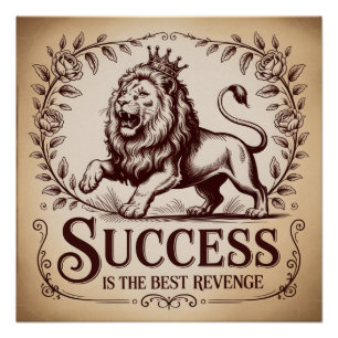 Succes Is De Beste Wraak Perfect Poster