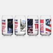 Succes is de beste wraak Trump 2024 Blikvorm Glas (Links)