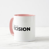 Succes is een Mok van een besluit (Voorkant links)