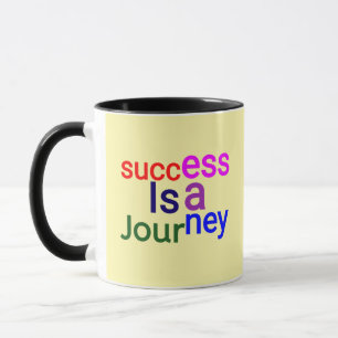 Succes is een reis – Motivatie Mok