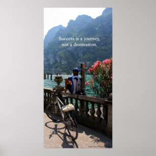 Succes is een reis poster