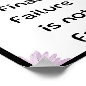 Succes is niet definitief, falen is niet fataal, Q Poster (Hoek)