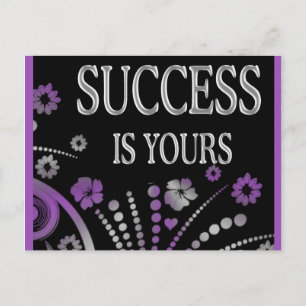 SUCCES IS VAN JOU BRIEFKAART