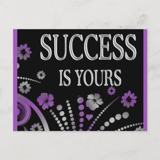 SUCCES IS VAN JOU BRIEFKAART (Voorkant)