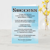 Succes Kaart (Gele Bloem)