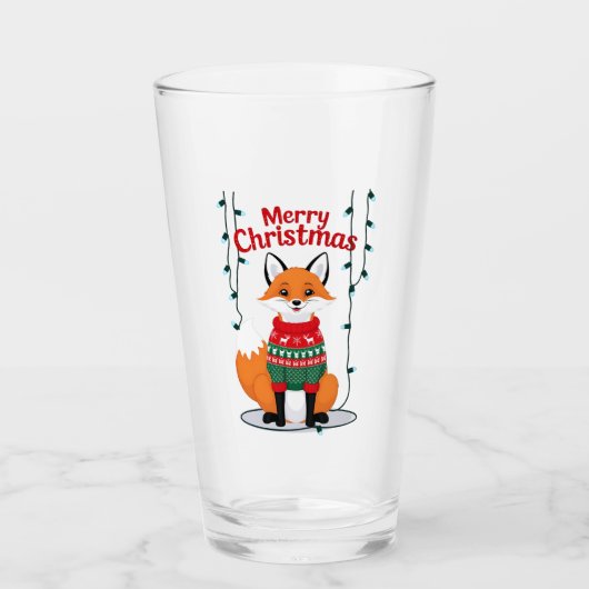 Succes Kerstmis, Renard. Glas (Voorkant)
