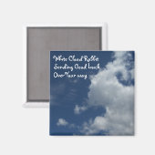 Succes Konijnenwolk Magneet (Voorkant / Achterkant)