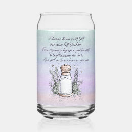Succes magische spreuk Halloween ontwerp Blikvorm Glas