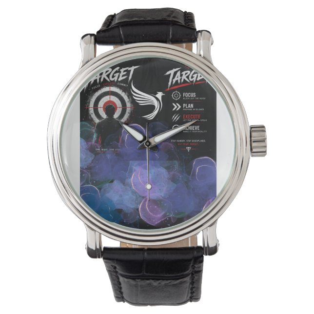 Succes Mentaliteit  Horloge (Voorkant)