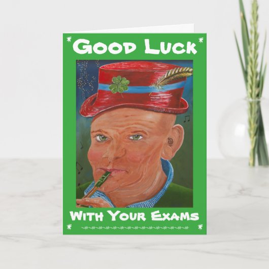 Succes met je examens kaart (Voorkant)